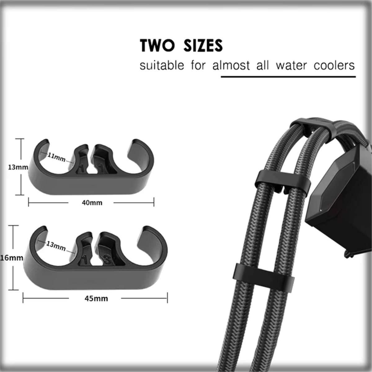 ABJS ท่อระบายความร้อนคอมพิวเตอ - Plastic Pipe Clip บทวิจารณ์และราคา